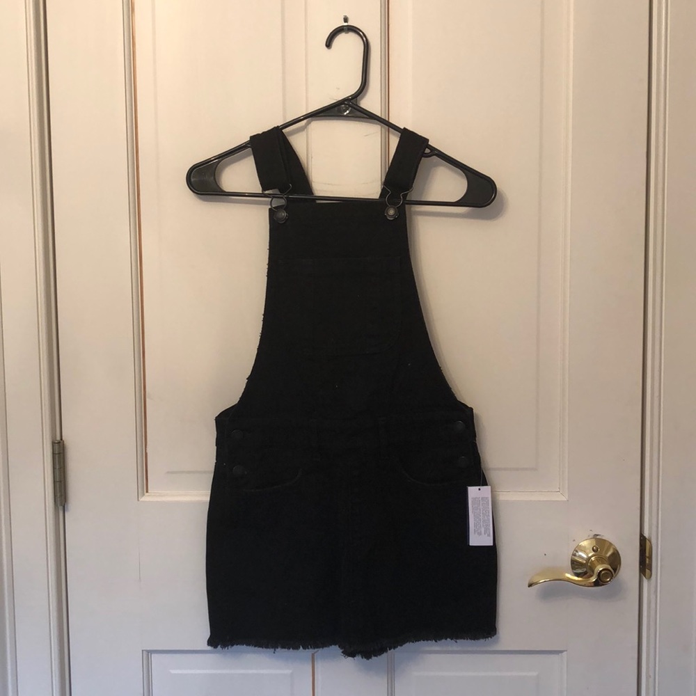 XXS, black overall skirt/dress from American Eagle